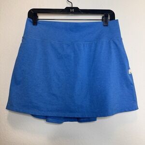 Vuori Blue Halo Performance Pleated Skort Athletic Tennis Golf Skirt Size L